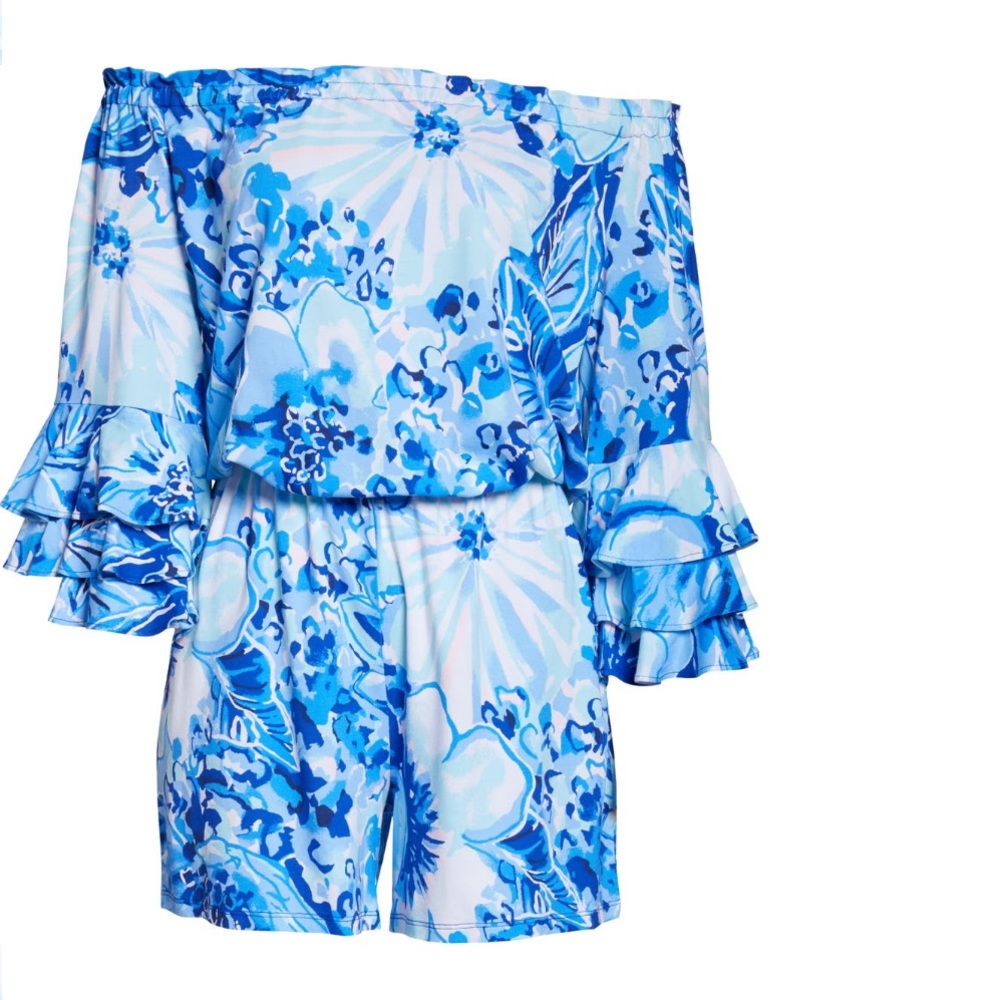 Lilly Pulitzer Calla off the shoulder romper